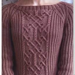 ​Интересная схема для красивого пуловера