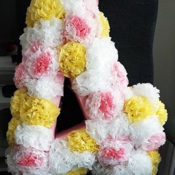 Декоративная цифра своими руками