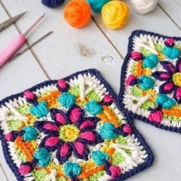 Красивый мотив для пледа