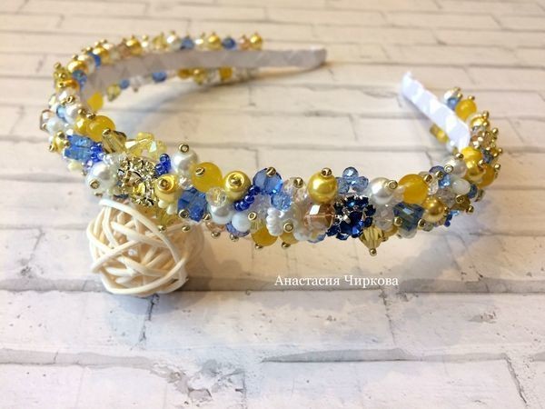 Шикарный ободок для волос