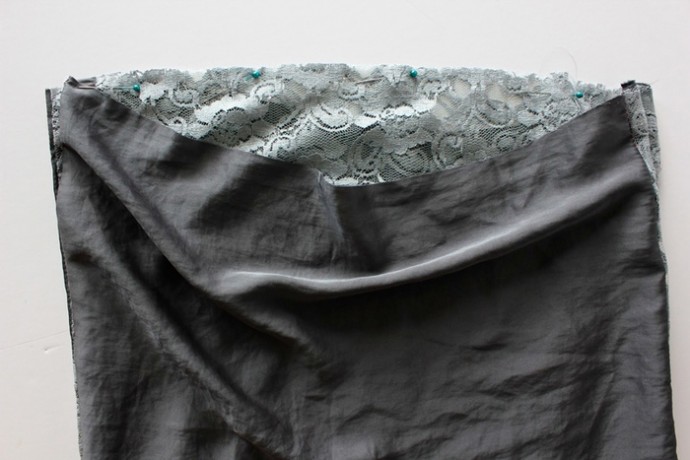 Шьем снуд из кружева и шёлка: мастер-класс