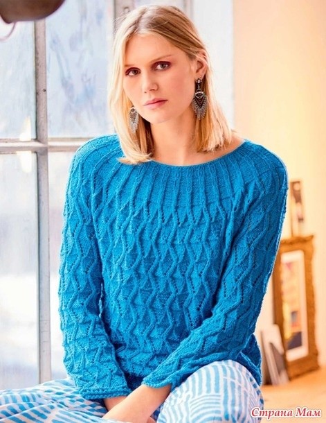 Шелковый джемпер с круглой кокеткой Шелковый джемпер с круглой кокеткой