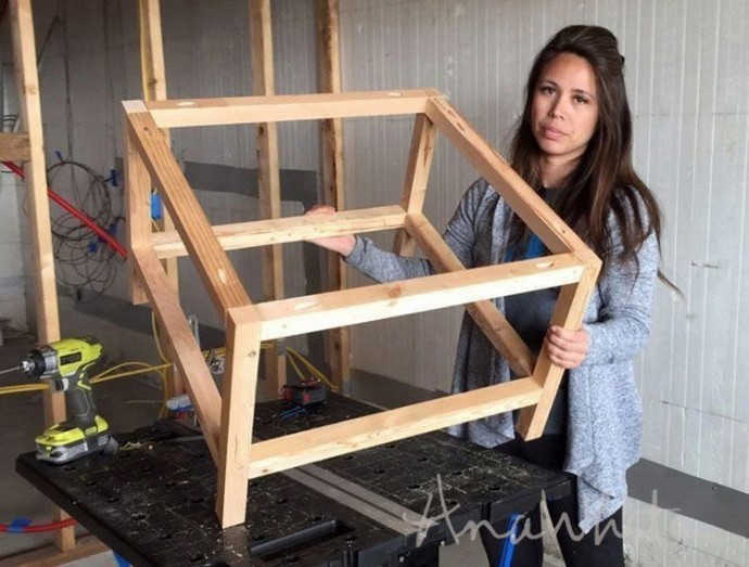 Делаем столик с бетонной столешницей