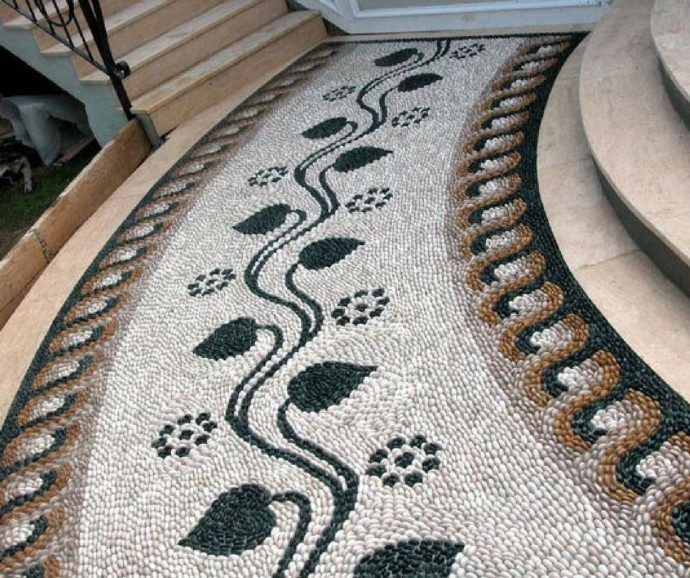 Мозаика из камней: вдохновляющие идеи