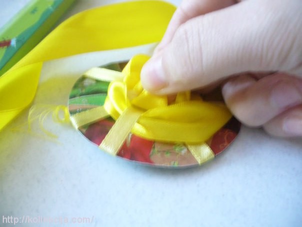 Плетение роз из лент