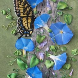 ​Синие вьюнки