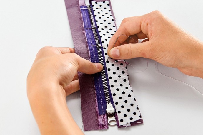 Сумка на пояс из бархата своими руками