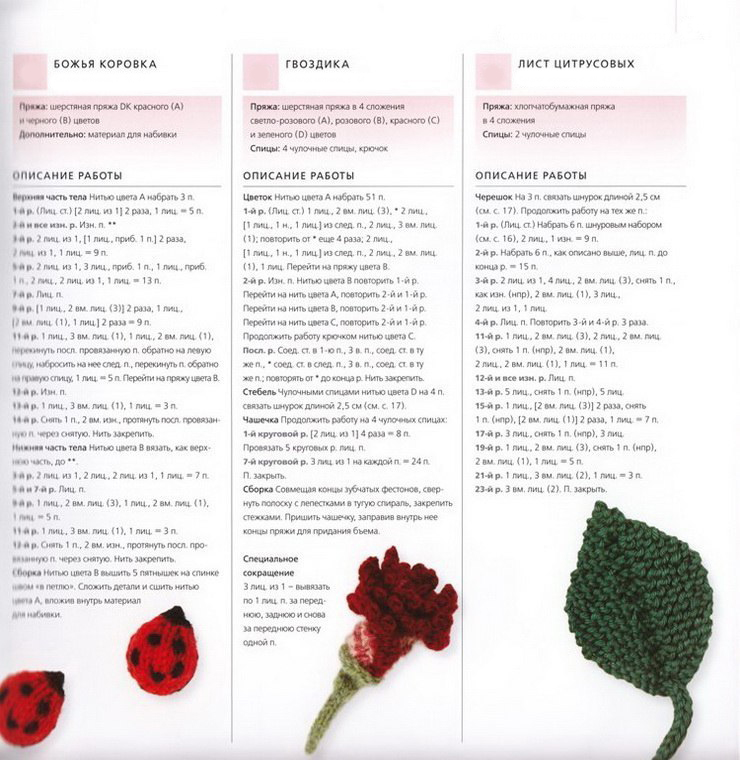 Живая природа, связанная на спицах