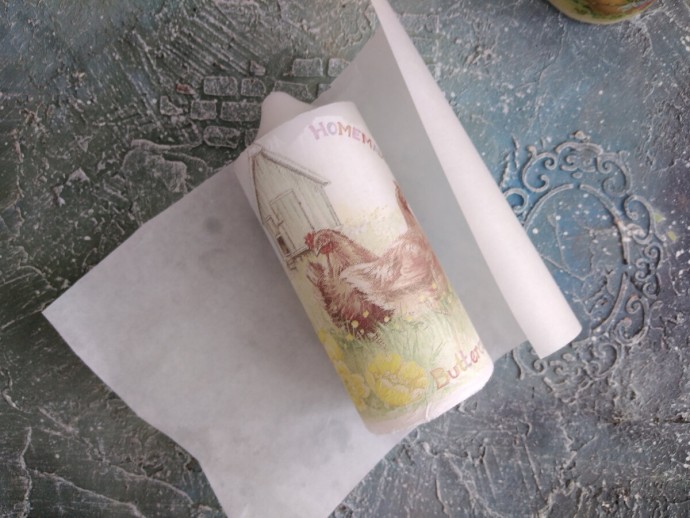 Декупаж свечей