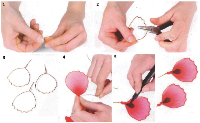 Делаем цветы из капрона