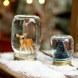 Как самим сделать снежный шар