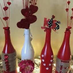 Оригинальный декор бутылочек