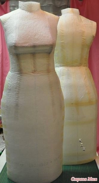 Новый способ сделать самому портновский манекен из изолона: мастер-класс