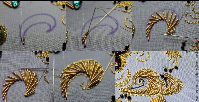 Вышиваем хохлому в разных техниках