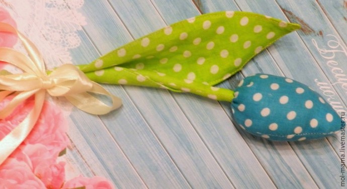 Тюльпанчики из ткани