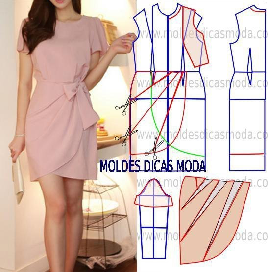 Моделирование ассимметричного платья Моделирование ассимметричного платья