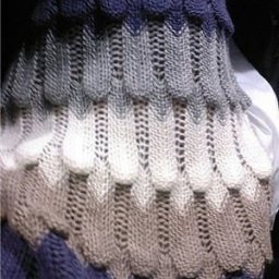 Оригинальный узор спицами