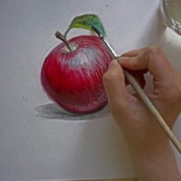 Рисуем яблоко