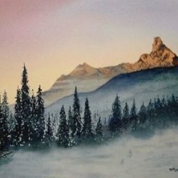 Рисуем пейзаж акварелью