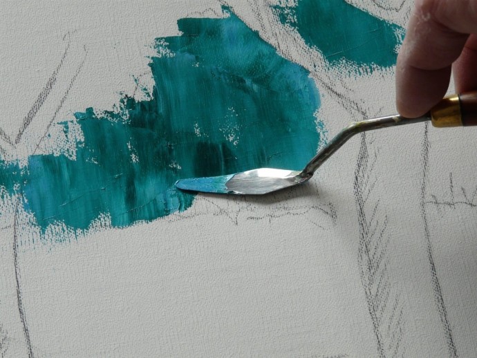 ​Рисуем розовый лес