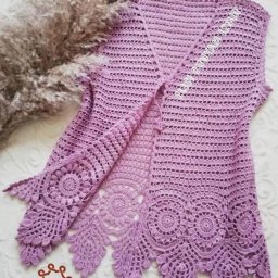 ​Узор шикарной каймы для жилета