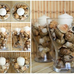 Декор из ракушек