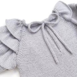 Вязаные воланчики