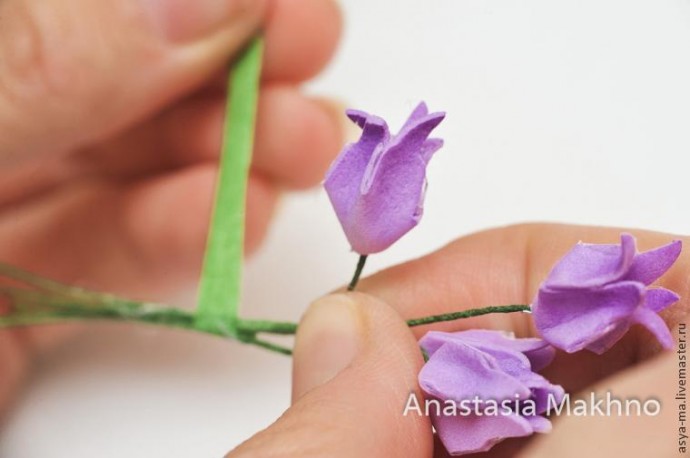 Колокольчики из фоамирана Колокольчики из фоамирана