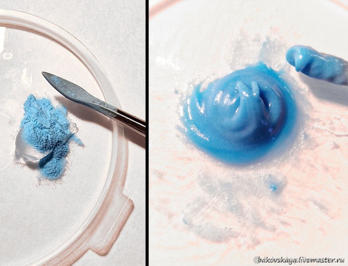 Фиксируем соединительные колечки на поверхности стеклянных элементов Фиксируем соединительные колечки на поверхности стеклянных элементов