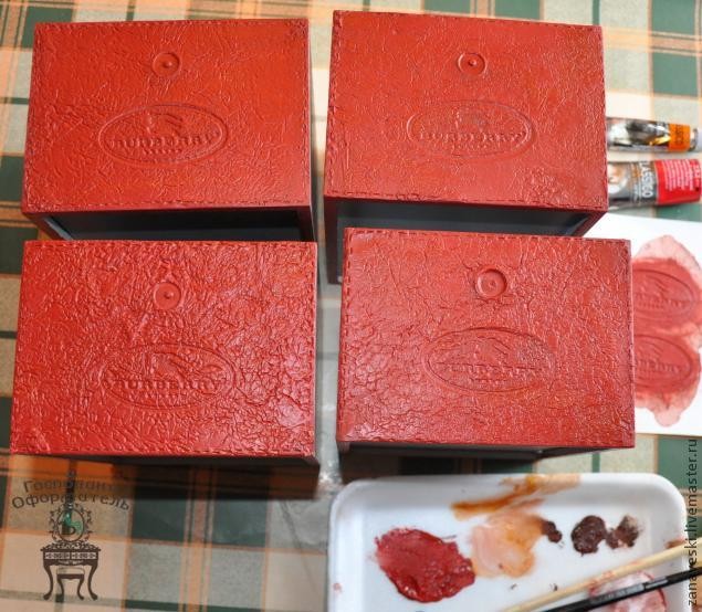 Мини-комодик в стиле burberry