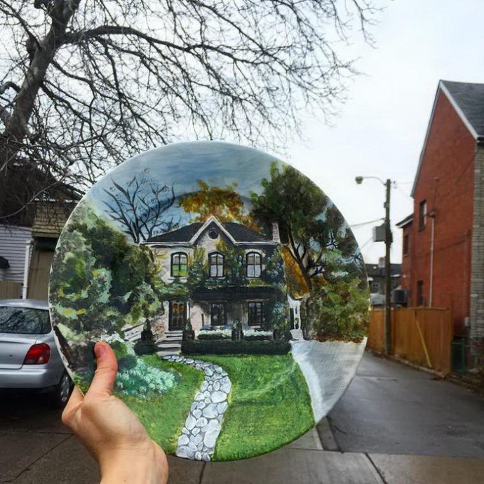 Расписанные тарелки: вдохновляющие идеи