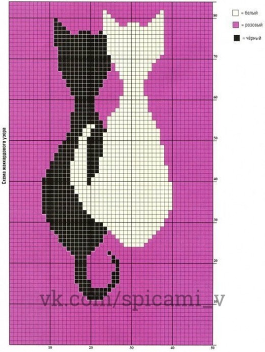 Свитер с влюбленными кошками Свитер с влюбленными кошками