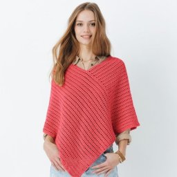 ​Вязаные пончо