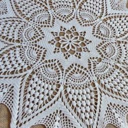 Ажурная салфетка крючком