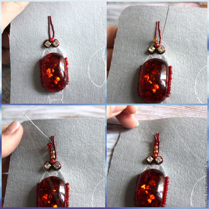 Брошь в виде роскошного омара