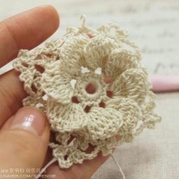 Цветочный мотив крючком: мастер-класс