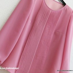 Декоративные складки на блузке