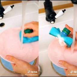 Делаем удобную губку для кухни