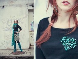 ​Красивая брошка, которая делается очень легко и быстро