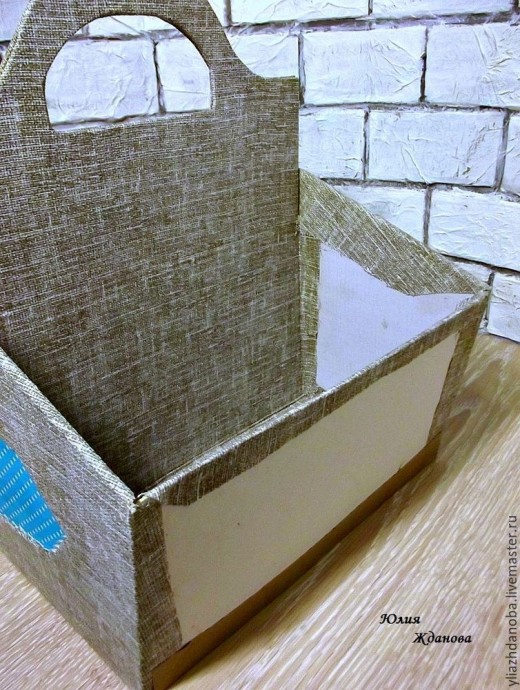 Мастерим из картона удобную корзину для пикника Мастерим из картона удобную корзину для пикника