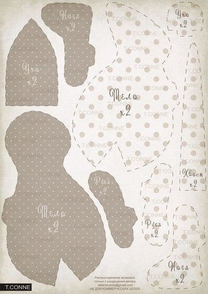 Милые мышки: идеи и выкройки