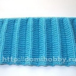 ​Вязание с эффектом "плиссе" и складок