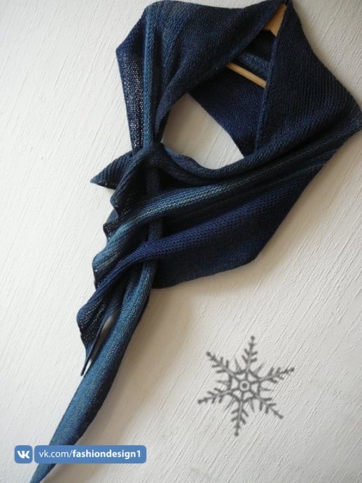 Интересная и простая идея шарфа