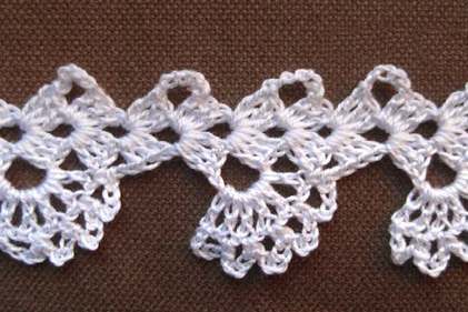 Красивая кайма крючком: подборка со схемами