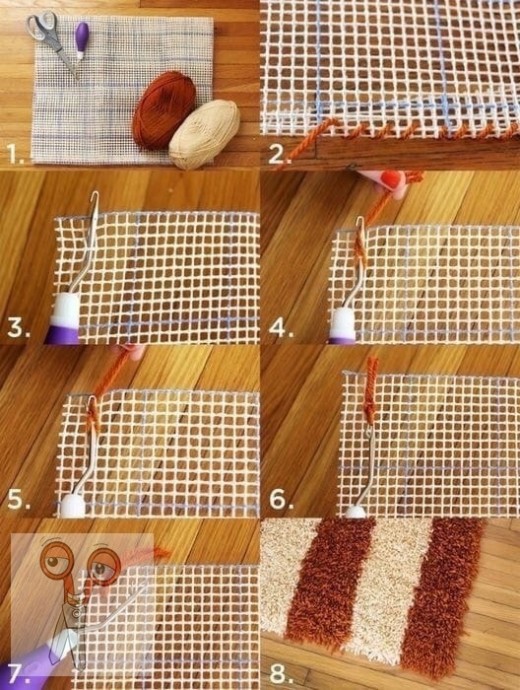 Делаем коврик своими руками