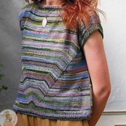 Оригинальный вязаный топ