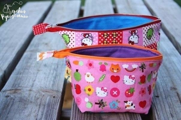 Шьем удобную косметичку