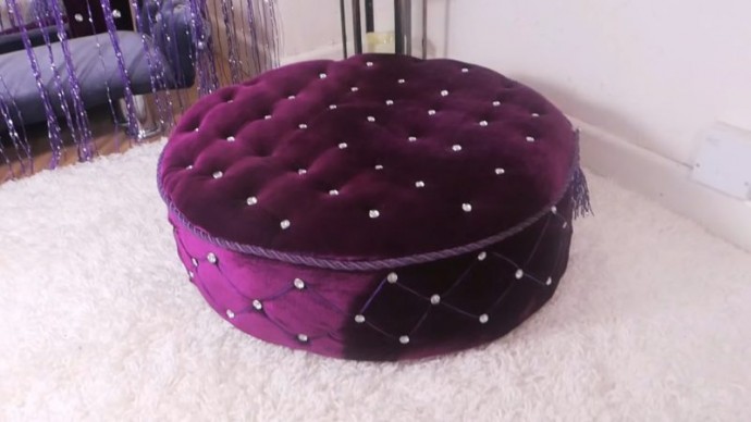 Мастерим пуфик быстро и легко