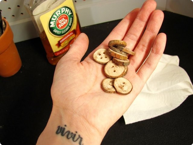 Натуральные деревянные пуговицы своими руками: мастер-класс