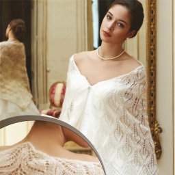 Нежный и воздушный узор для шалей и не только